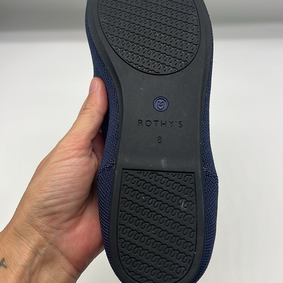 Rothy's - The Loafer Navy Round Toe Lightweight Slip On Flat Loafer Size 8 - Picture 15 of 16